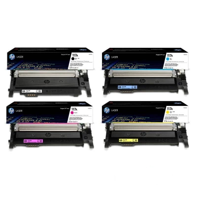 ست کارتریج اچ پی رنگی HP 117A سری چهار رنگ