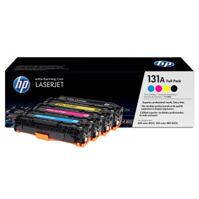 کارتریج لیزر رنگی اچ پی HP131 ست کامل